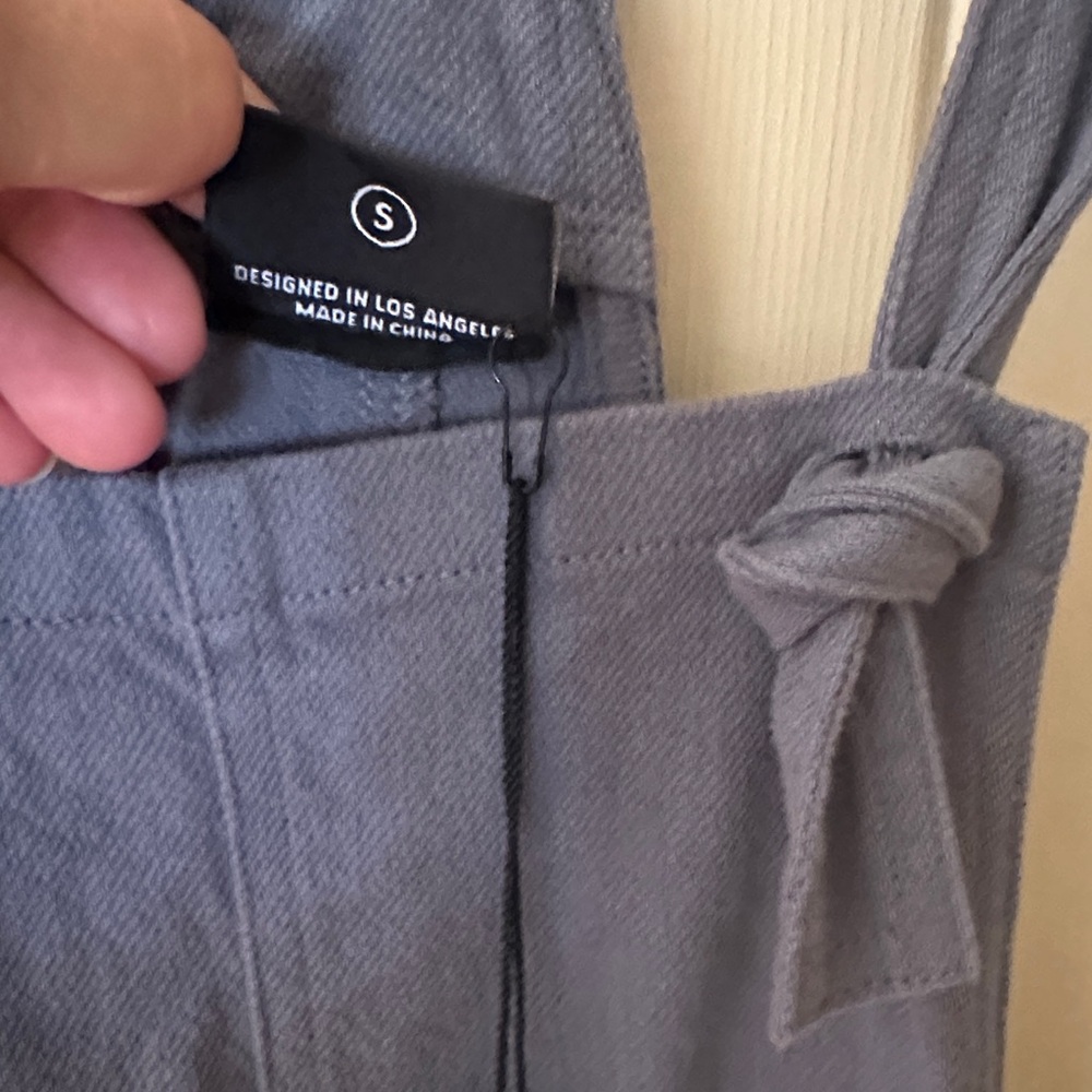 Blue Overalls with Pockets - Picture 2 of 2